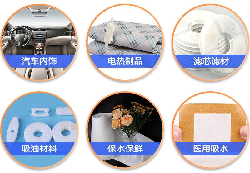 汽車座椅通風袋無紡布-應用領域