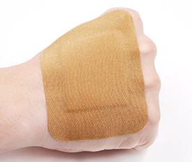 無紡布創可貼：密度均勻，吸水效果好，符合ROHS環保標準