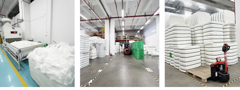 煙嘴過濾棉廠家1000平方米大倉庫