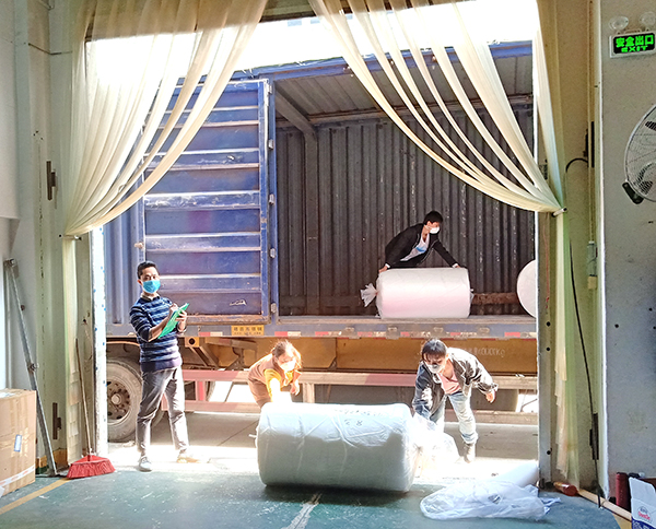 KN95口罩原材料運輸