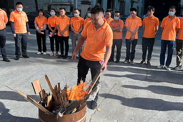 火災滅火器實操演練